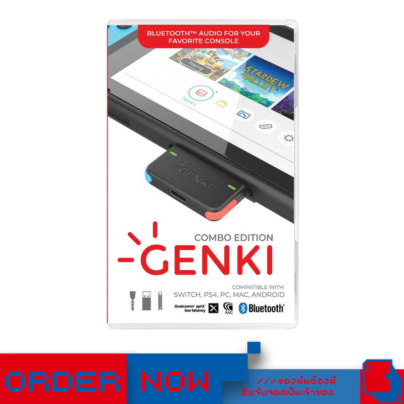 Nintendo Switch™ Genki Bluetooth Audio Combo(GREY) (By ClaSsIC GaME) | bY ClaSsIC GaME |