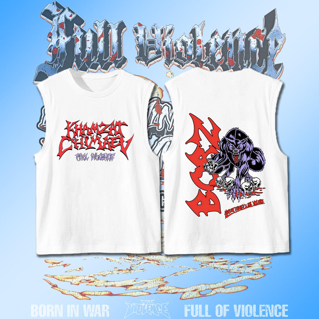 🏆Hamzat Chimayev wins UFC 319เสื้อกั๊กผู้ใหญ่  แขนกุด สวมใส่สบาย ระบายอากาศได้ดี คอกลม เสื้อกั๊กผ้าค