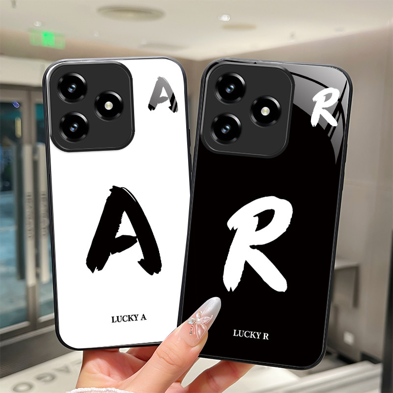 สําหรับRealme C65s C63 C61 Narzo N63 กระจกนิรภัยเคสโทรศัพท์RealmeC61 C65s C63 4G Luckyเริ่มต้นเลนส์แ