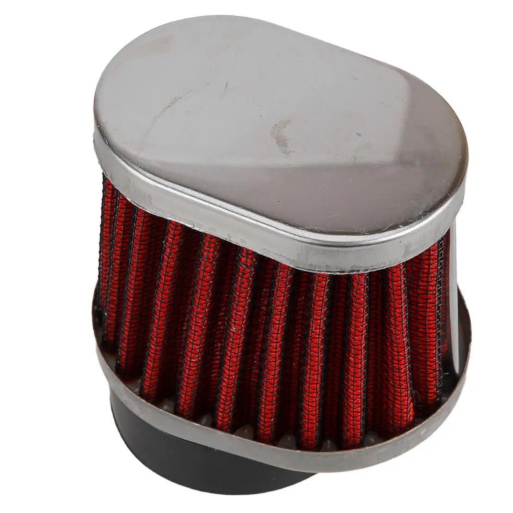 54 มม.ทนทานรถจักรยานยนต์คาร์บูเรเตอร์รูปไข่ Pod Air Cleaner Filter Fit สําหรับ Honda CB650 CB750 CB9