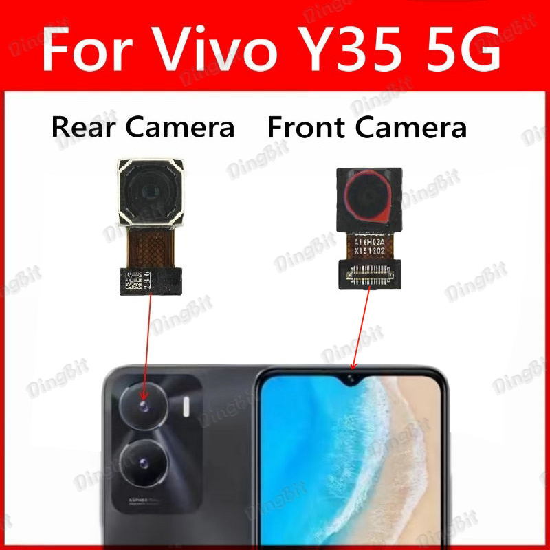 สําหรับ Vivo Y35 5G กล้องหลังกล้องด้านหน้า Selfie Iris กล้อง Flex Cable อะไหล่ซ่อม