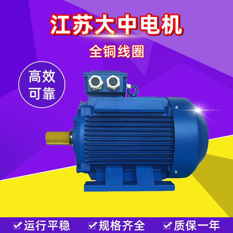 Jiangsu Dazhong Motor YE3 Series แรงดันไฟฟ้าต่ําสามPhase Abnormal Step Motor 11kw30kw อุปทานโดยตรงจา