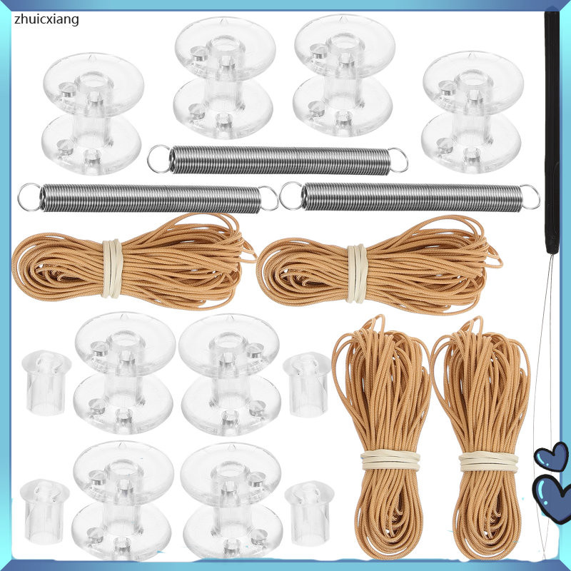 Camping จีบ Shade ซ่อมสายไฟ Rv หน้าต่าง Restringing Kit รังผึ้งผ้าม่านอุปกรณ์เสริมรอก 21.00X0.50X0.5
