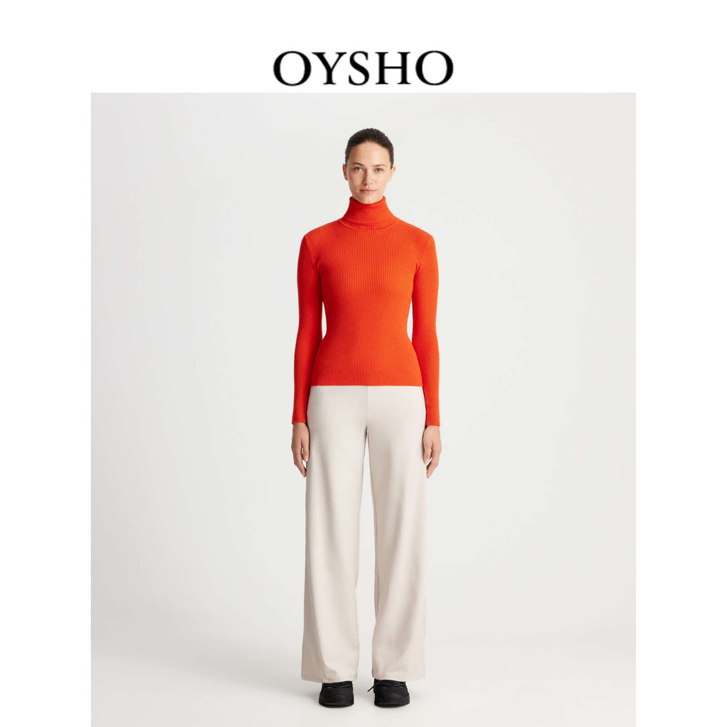 กางเกงเอวสูง Oysho สำหรับฤดูร้อน ทําจากผ้าซึมน้ำได้ ใส่สบาย เหมาะสำหรับกีฬาและฟิตเนส