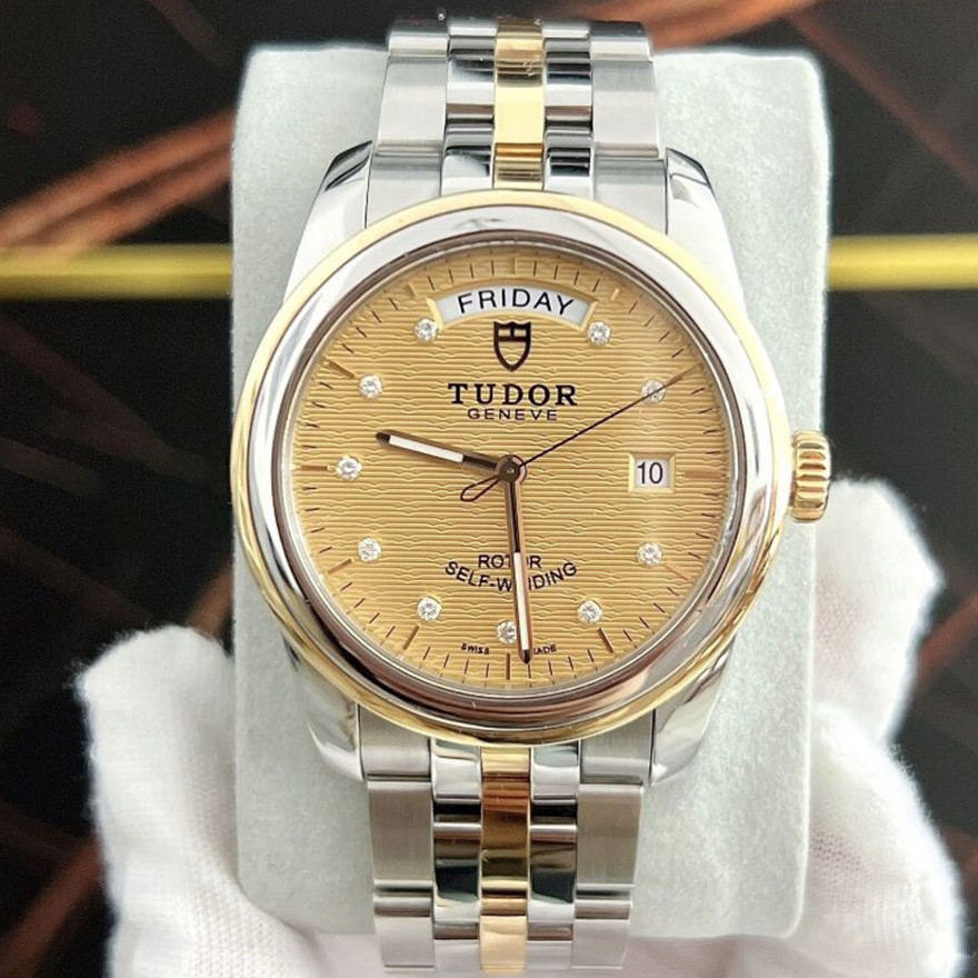 Junyu Rudder นาฬิกาข้อมือผู้ชาย Mechanical Automatic 56003 Series TUDOR