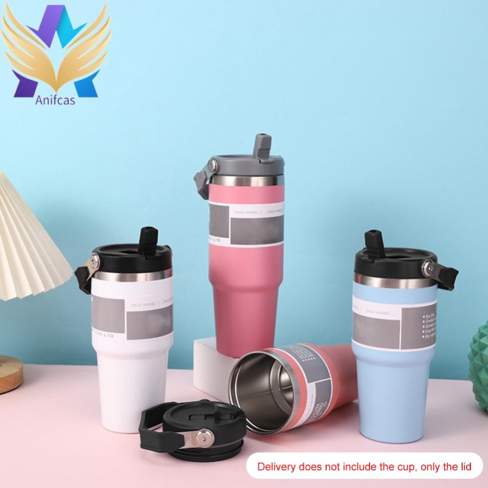 ฝาครอบฟางพลิกเปลี่ยนพร้อมฝาปิดทนน้ํากระเซ็นสําหรับ Stanley 20/30oz