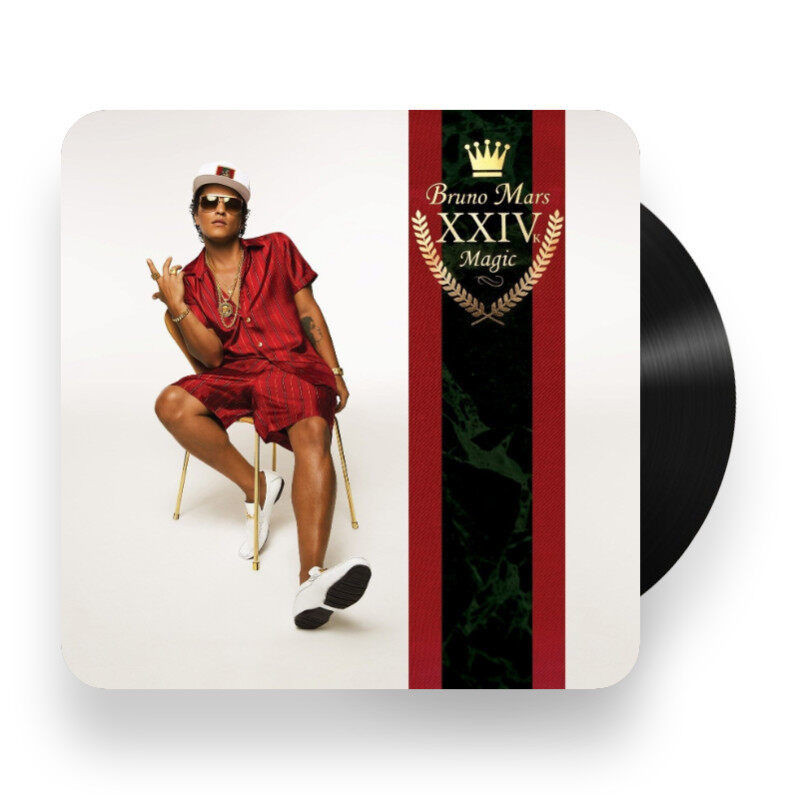 ต้นฉบับนําเข้า Mars Bruno Mars 24K Magic European Version LP แผ่นเสียงไวนิล 24K Magicpdd/LZQ 2025.9.