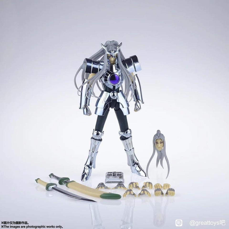 พร้อมสต็อก CS God of Legendแท่นบูชา LC พลูโต Myth Silver Saint Cloth Seiya Myth EX แท่นบูชาที่นั่งของขวัญสีขาว