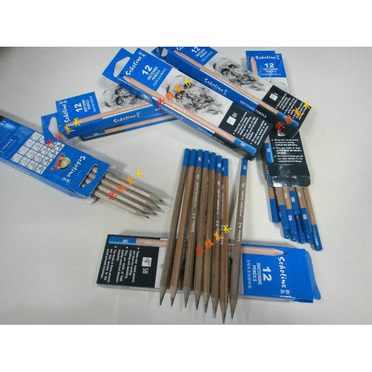 ดินสอเขียนแบบสกู๊ตเตอร์ ดินสอสกู๊ตเตอร์ ดินสอเขียนแบบร่าง 5B 6B 7B 8B