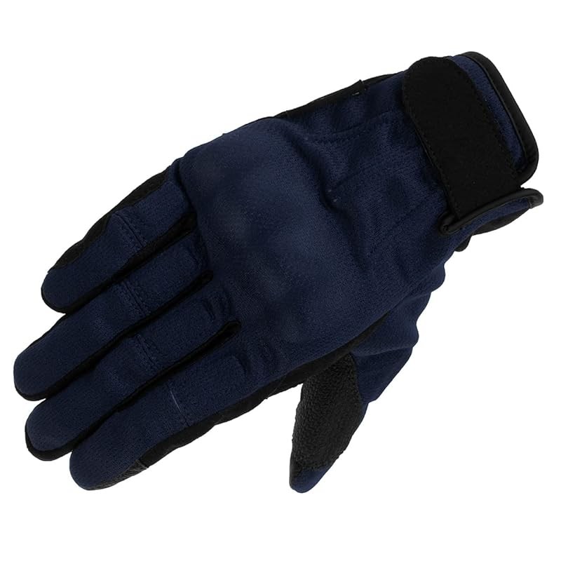 Komine (KOMINE) Motorcycle Gloves GK-2493 Protect Vintage Mesh Gloves Navy XS