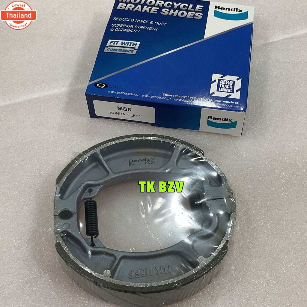 TKD ผ้าเรค Bendix Honda Zoomer-X ABS คอมาย year'17-19 ดิสเรคหน้า+ดรัมเรคหลัง MD31, MS6