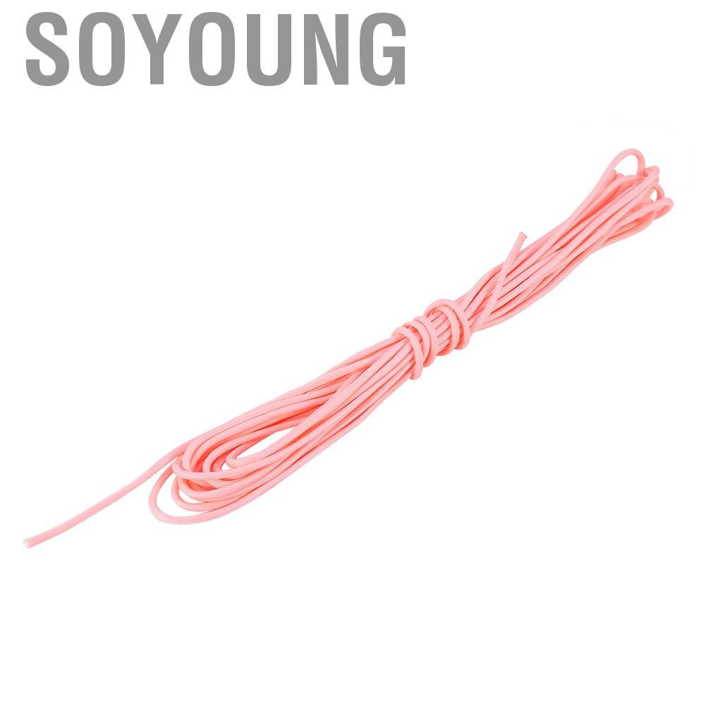 Soyoung Paracord Parachute Cord Survival Portable 9 Strand 550 Luminous ในความมืด 25ft 50ft 100ft