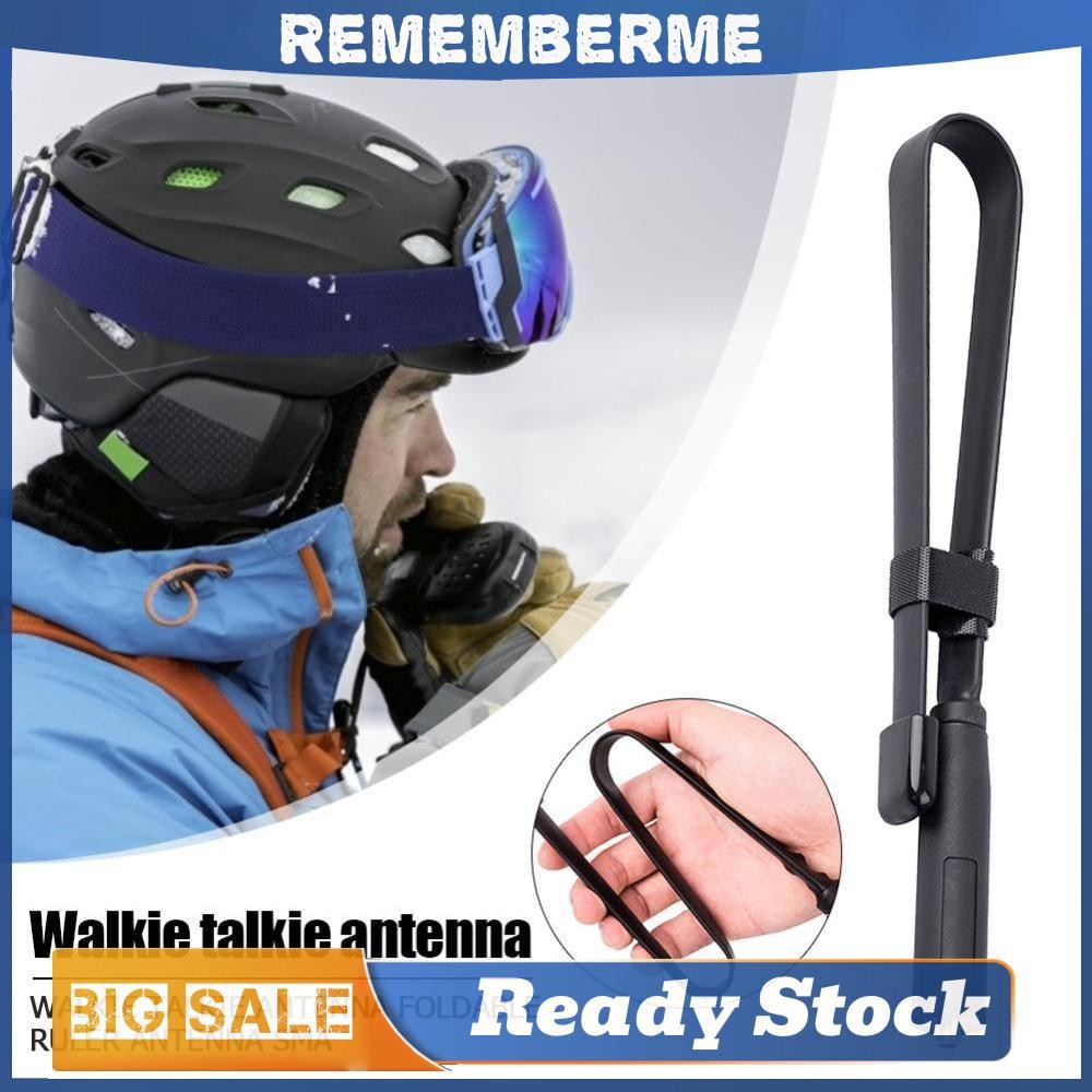 เสาอากาศเครื่องส่งรับวิทยุแบบพับได้ SMA-Female สําหรับ Baofeng UV-5R UV-82 BF-888S AR-F8