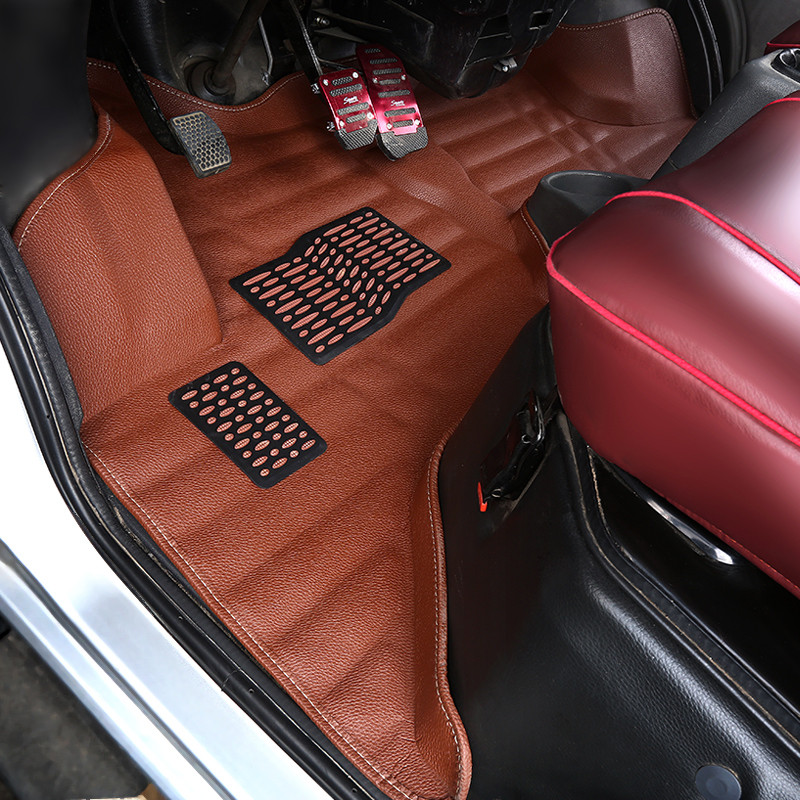 ใหม่ Wuling Light 6390 เท้าใหม่ 6390QF 6390A 6390B ใช้หนังขนาดใหญ่ล้อมรอบอย่างเต็มที่เสื่อรถ