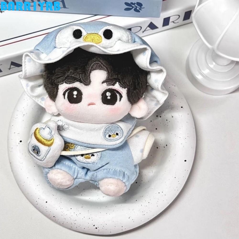 บาร์1ปี 1ชุด10เซนติเมตรผ้าฝ้ายตุ๊กตาเสื้อผ้า,การ์ตูนขวดนมผ้าฝ้ายตุ๊กตาเสื้อผ้าชุด,ของเล่นตุ๊กตาชุดเพนกวินเด็กน่ารัก10เซนติเมตรตุ๊กตาเสื้อผ้าเ