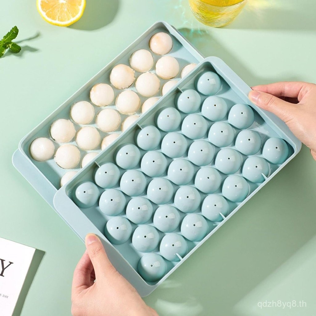 33-Grid Sphere ICE Cube ถาดสําหรับรอบ ICE Balls Reusable ICE Mould สําหรับเครื่องดื่มค็อกเทล Home Ba