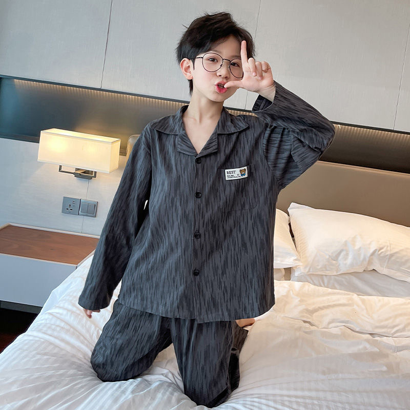 ชุดนอนเด็กไม่จำกัดเพศ พร้อมคาร์ดิแกนแขนยาว สไตล์สองชิ้น เหมาะสำหรับทารกและเด็กโต - รูปที่ 6