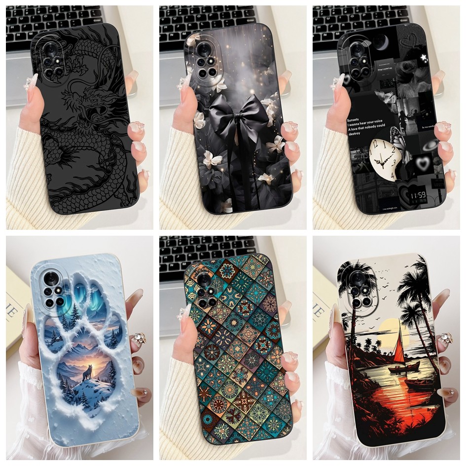 สําหรับ Huawei Nova 8 กรณี ANG-L02B ANG-L21B ANG-L22B ANG-LX1 ANG-LX2 Nova8 Honor V40 Lite ฝาครอบโทร