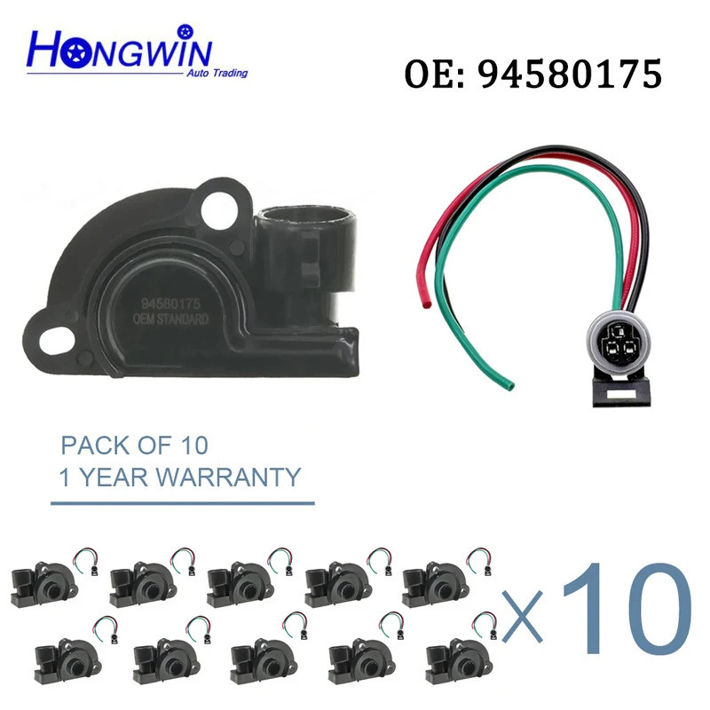 1/5/10ชิ้น/เซ็ต 94580175 เซ็นเซอร์ตําแหน่งคันเร่ง TPS สําหรับ Chevrolet Aveo 1.6L Daewoo Lanos 1.6L 