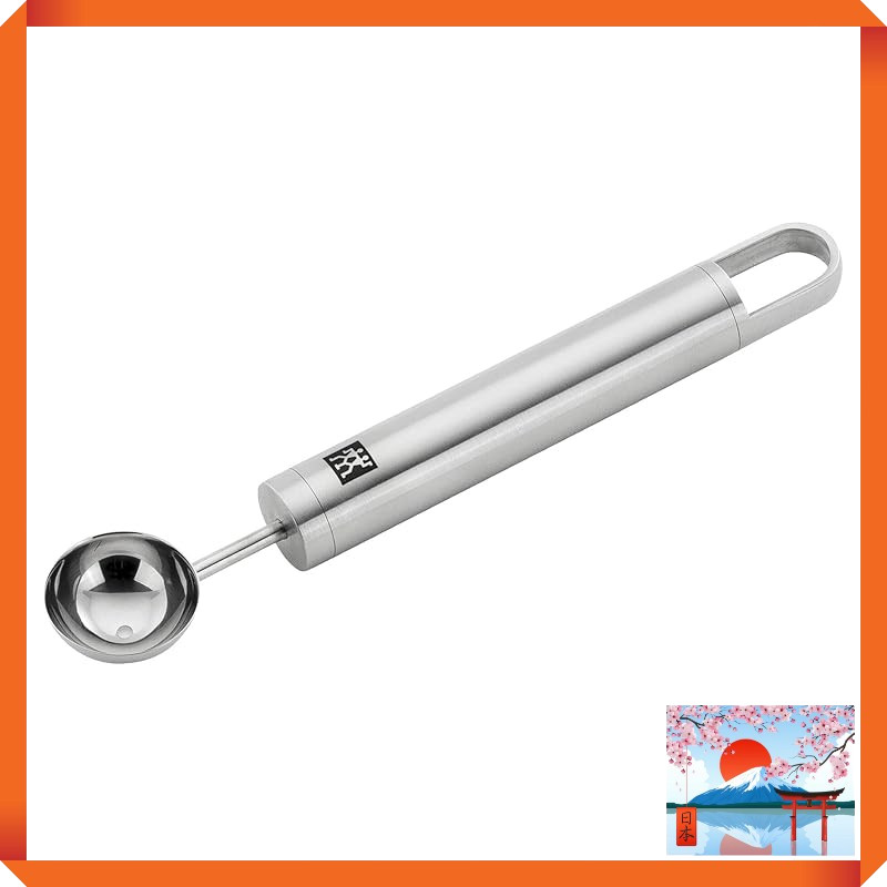 Zwilling "Zwilling Pro Melon Baller" Stainless Steel Fruit Baller for Hollowing Out, Dishwasher Safe