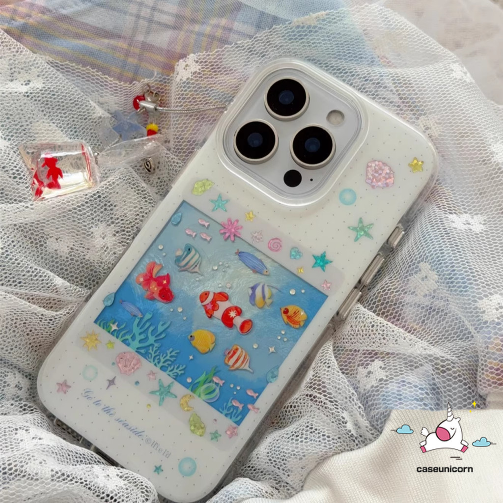 SAMSUNG สําหรับSamsung A06 A51 A26 A07 A17 A05s A16 A03s A05 A25 A12 A34 A15 A35 A23 A32 A36 A14 A56 A54 A53 A13 A24 A55 A31s A21s A50s A31 A50s A50sเปลือกปะการังปลา - รูปที่ 6