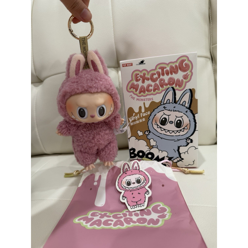 ใหม่ - ของแท้จาก POP MART Labubu Tevenge Macaron Lychee Berry