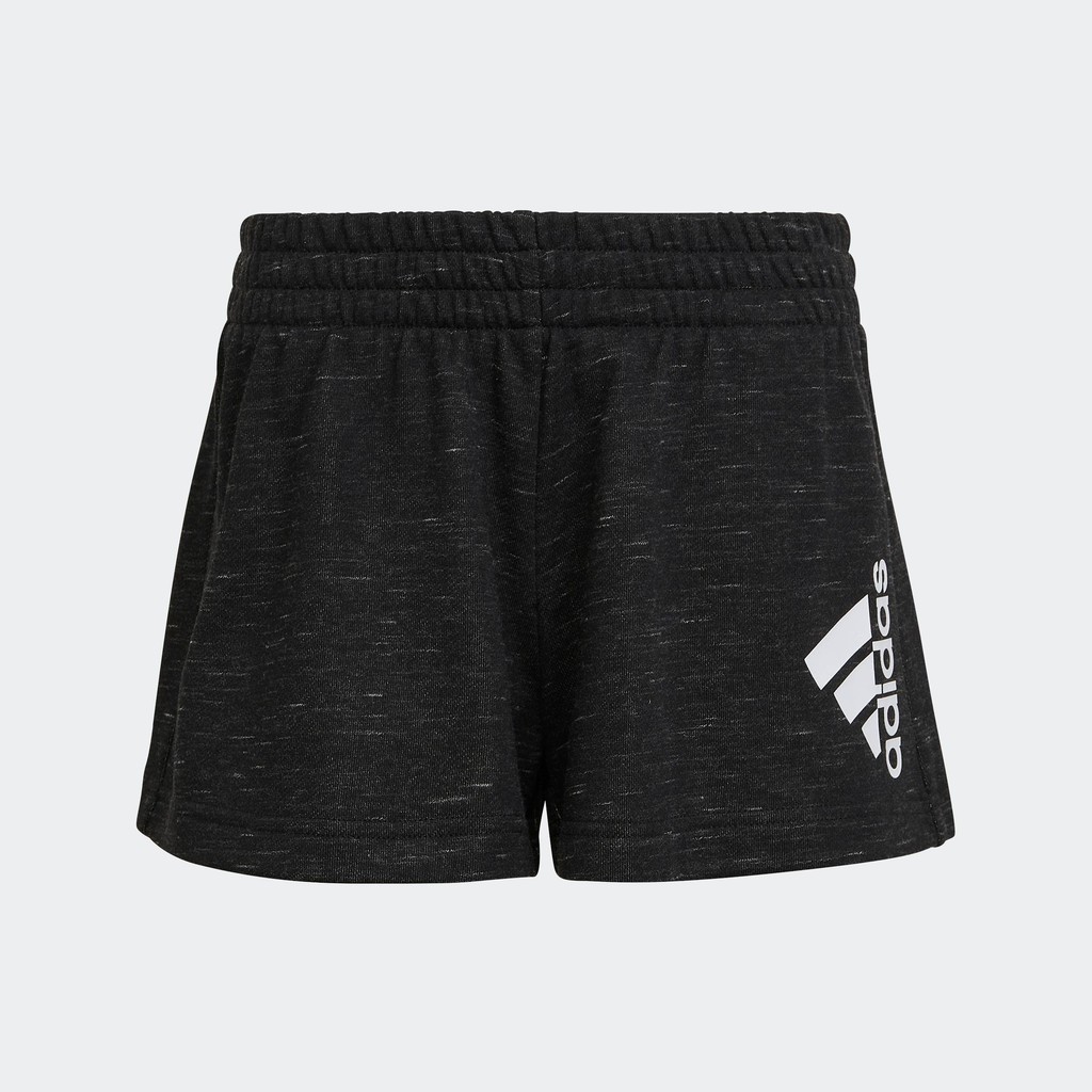 adidas ไลฟ์สไตล์ กางเกงขาสั้นผ้าฝ้ายทรงหลวม Future Icons เด็ก สีดำ HM2650