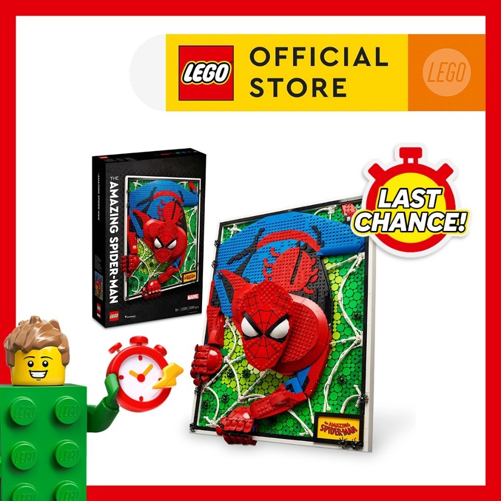 LEGO ART 31209 The Amazing SpiderMan Building Set ของเล่น 2099 ชิ้น