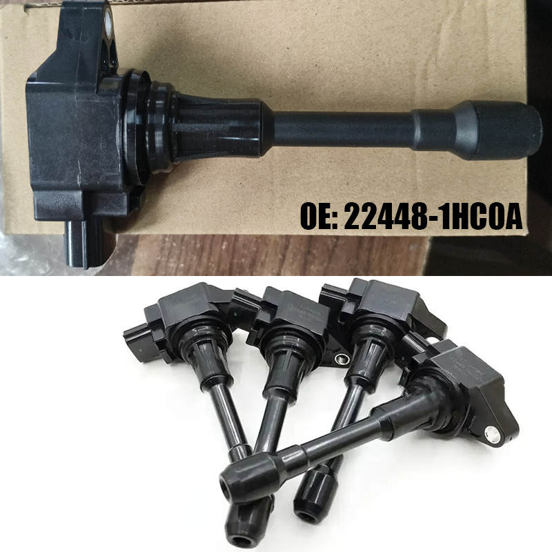 คุณภาพสูง UF719 22448-1HC0A คอยล์จุดระเบิดสําหรับ Nissan Versa 2012 1.8L 2012-2019 1.6L 224481HC0A ส