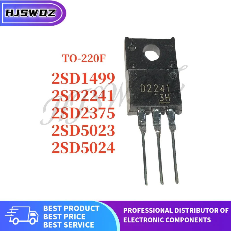 1-5PCS 2SD2375 2SD2241 2SD5023 2SD5024 2SD1499 D2375 D2241 D5023 D5024 D1499 TO-220F Field Effect ทร