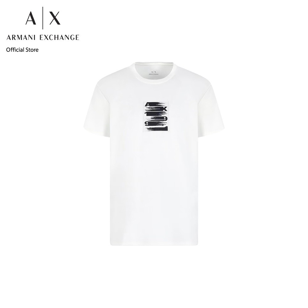 Armani Exchange เสื้อยืดผู้ชาย รุ่น XM000548-AF10362-U0009 - สีออฟไวท์