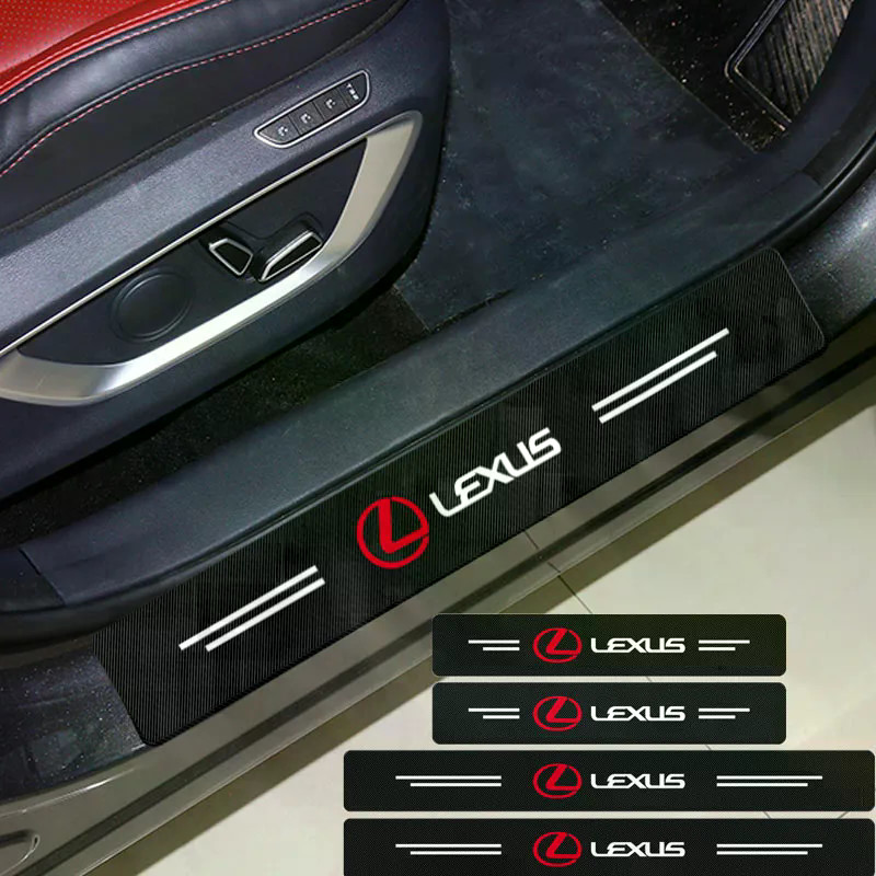 Lexus รถประตู Sill แผ่นสติกเกอร์สินค้าอัตโนมัติ Accessorie ภายในสําหรับ Lexus IS300H NX300H CT200H I