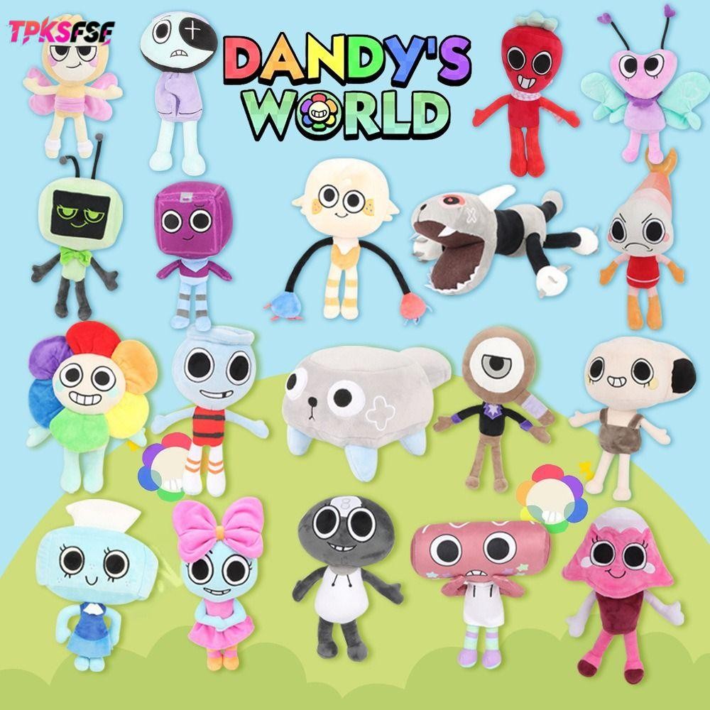TPKSF ตุ๊กตาสัตว์, เกมสยองขวัญ Goob Plush Toy, Creative Dandys World Pebble Soft Doll Room Decor