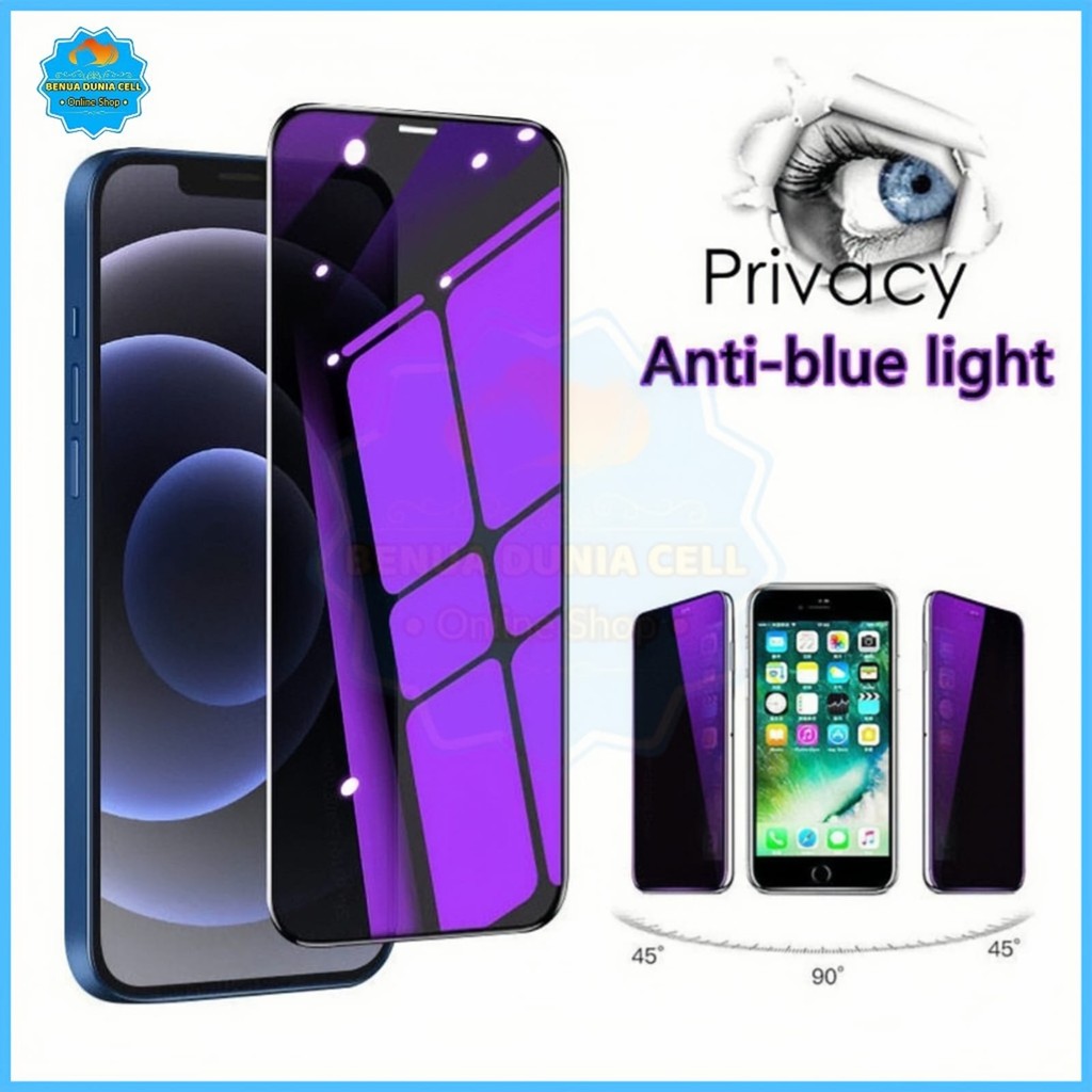 TEMPERED GLASS SPY ANTI BLUE LIGHT OPPO A60 A79 5G A18 A38 4G A98 5G A58 4G A78 4G A96 A95 4G A91 A7