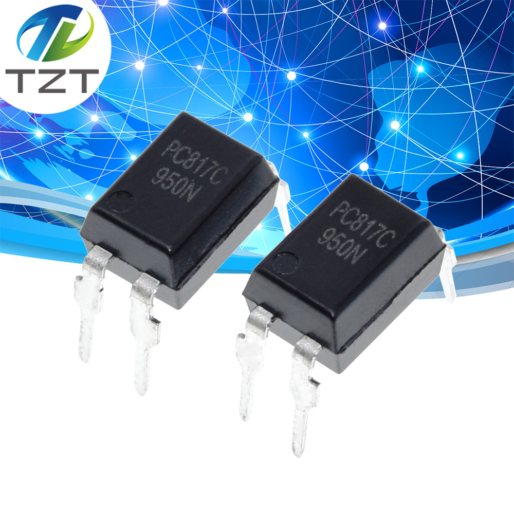 100 ชิ้น PC817 EL817 817 Optocoupler 817 สําหรับโมดูลรีเลย์ Optocoupler