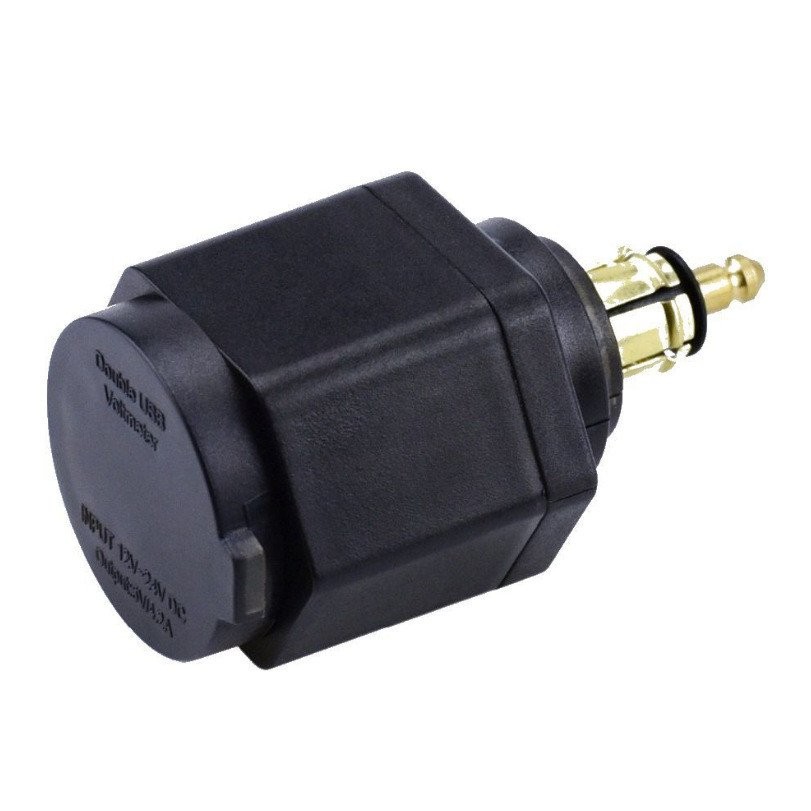 พร้อมจอแสดงผลดิจิตอลเครื่องชาร์จแปลงมาตรฐานยุโรป BMW รถจักรยานยนต์ Fast Charge โทรศัพท์มือถือคู่เหมา