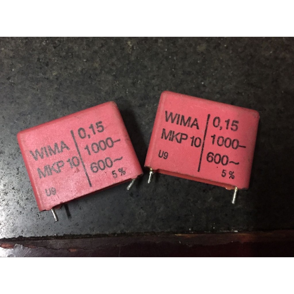WIMA คาปาซิเตอร์ MKP10 1,000V 0.15 UF 154 150NF Pitch 22.5mm