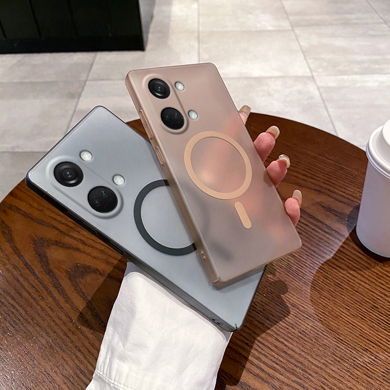 สําหรับ OnePlus ACE 2V, Nord 3, เคสโทรศัพท์หมอกน้ําแข็งพีซีฝ้าบางพิเศษ, ฝาครอบป้องกันการชาร์จไร้สายป้องกันการตกใหม่