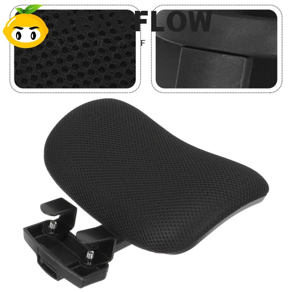 AEROFLOW พนักพิงศีรษะยก, พลาสติกทนทานคอมพิวเตอร์เก้าอี้พนักพิงศีรษะ, บูสเตอร์มัลติฟังก์ชั่สีดําสบายสํานักงานเก้าอี้หัวหมอนคอป้องกัน