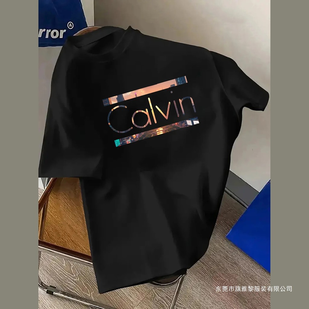 แขนสั้นชายเซ็กซี่หรูหราใหม่ Fashionist ผู้ชายผู้หญิง Y2k2025 Top Minimalist ยี่ห้อ CALVINt เสื้อผ้าฝ้าย T เสื้อ T เสื้อ RQJL