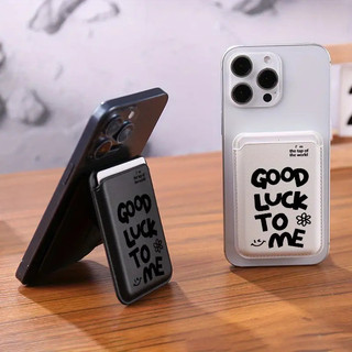 Good luck รูปแบบกระเป๋าสตางค์สําหรับ iPhone 17 17pro 16 15 14 13 12 pro Max 16 PLUS 17PROMAX การ์ดที่วางโทรศัพท์สําหรับกรณีกระเป๋า