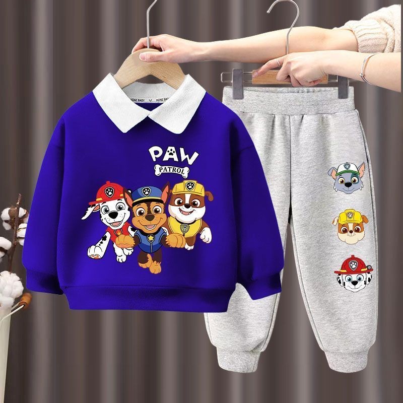 สูทเด็กใหม่ พร้อมอุ้งเท้า ออกแบบสำหรับฤดูใบไม้ผลิและใบไม้ร่วง เสื้อโปโลสไตล์ใหม่ - รูปที่ 7