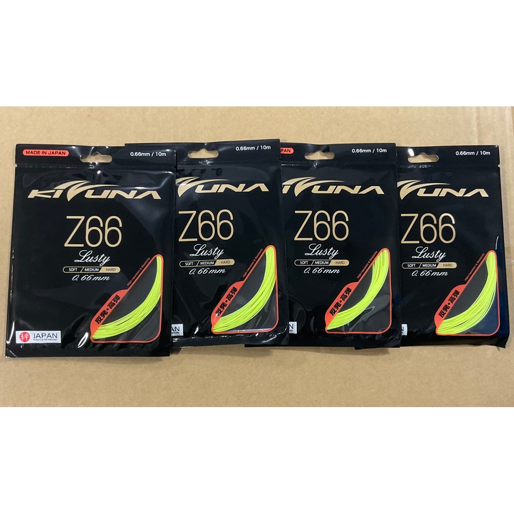 สายแร็กเก็ตรุ่นProfessional จากKIZUNA สัญชาติญี่ปุ่น สำหรับแบดมินตัน ออกแบบให้มีความยืดหยุ่นสูงและทน