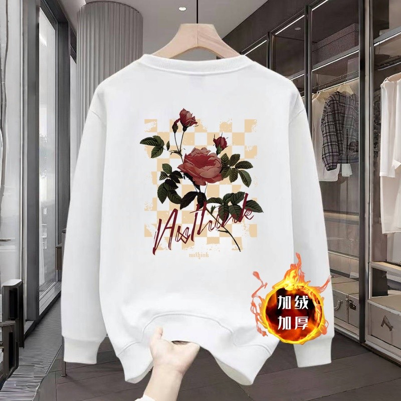 พิมพ์อเมริกัน COD2025 ฤดูใบไม้ร่วงฤดูหนาวหลวมผ้าฝ้ายผู้ชาย All-Match Retro เสื้อกันหนาวอินเทรนด์ใหม่