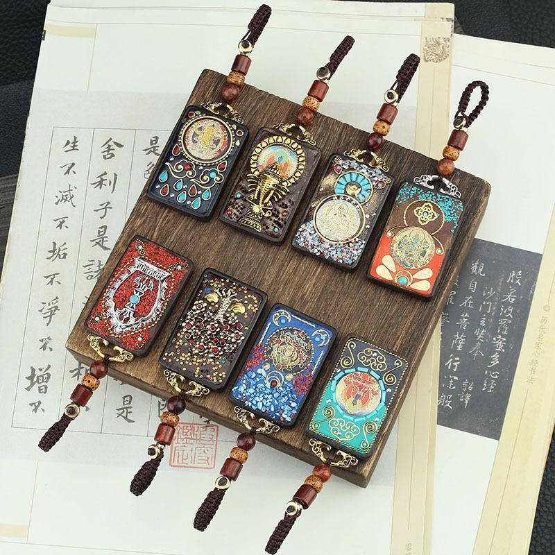 เนปาลเกรดสูง Xizang Thangka HAND-made Ebony Thangka HAND-made Ebony Steam20250917