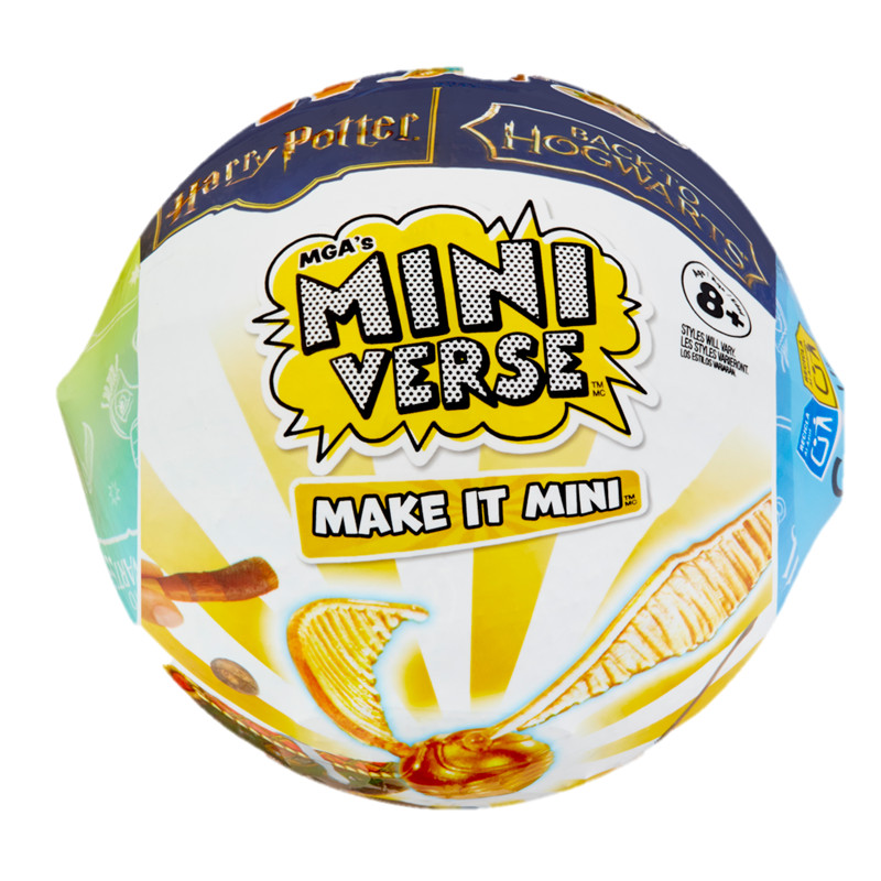 Miniverse กลับไปสู่ Hogwarts Harry Potter Ball สามรุ่น DIY ฉากจิ๋ว Blind Ball อินเทรนด์เล่นยืนยันสะส