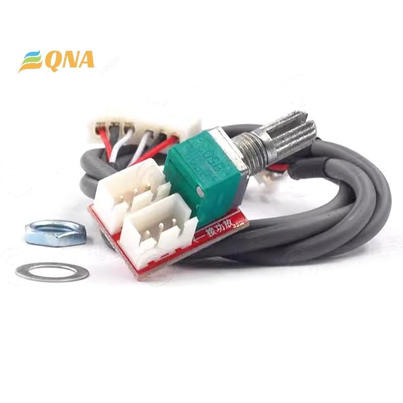 [QNA] Volume Potentiometer Duplex 50K Adapter Board 300 มม.Shielded Wire DIY Audio Power Amplifier Board Module Accessories ใหม่
