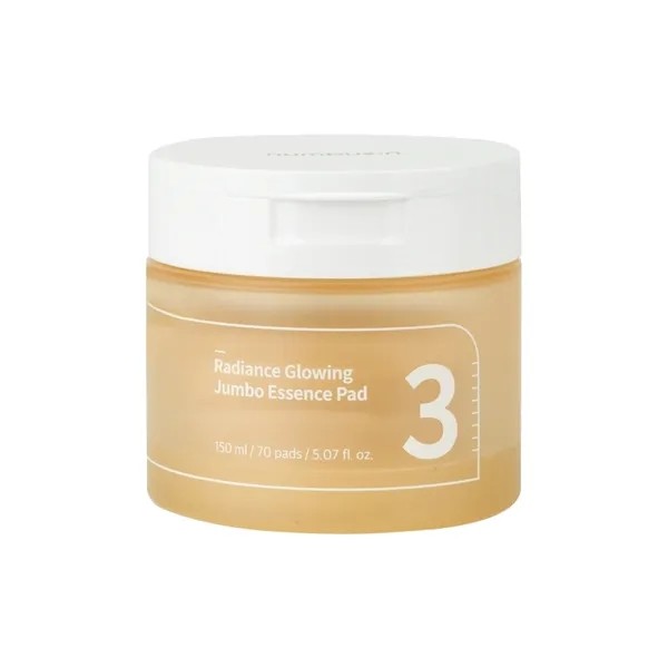 Numbuzin No. 3 Radiance Glowing Jumbo Essence Pad 70 Pads