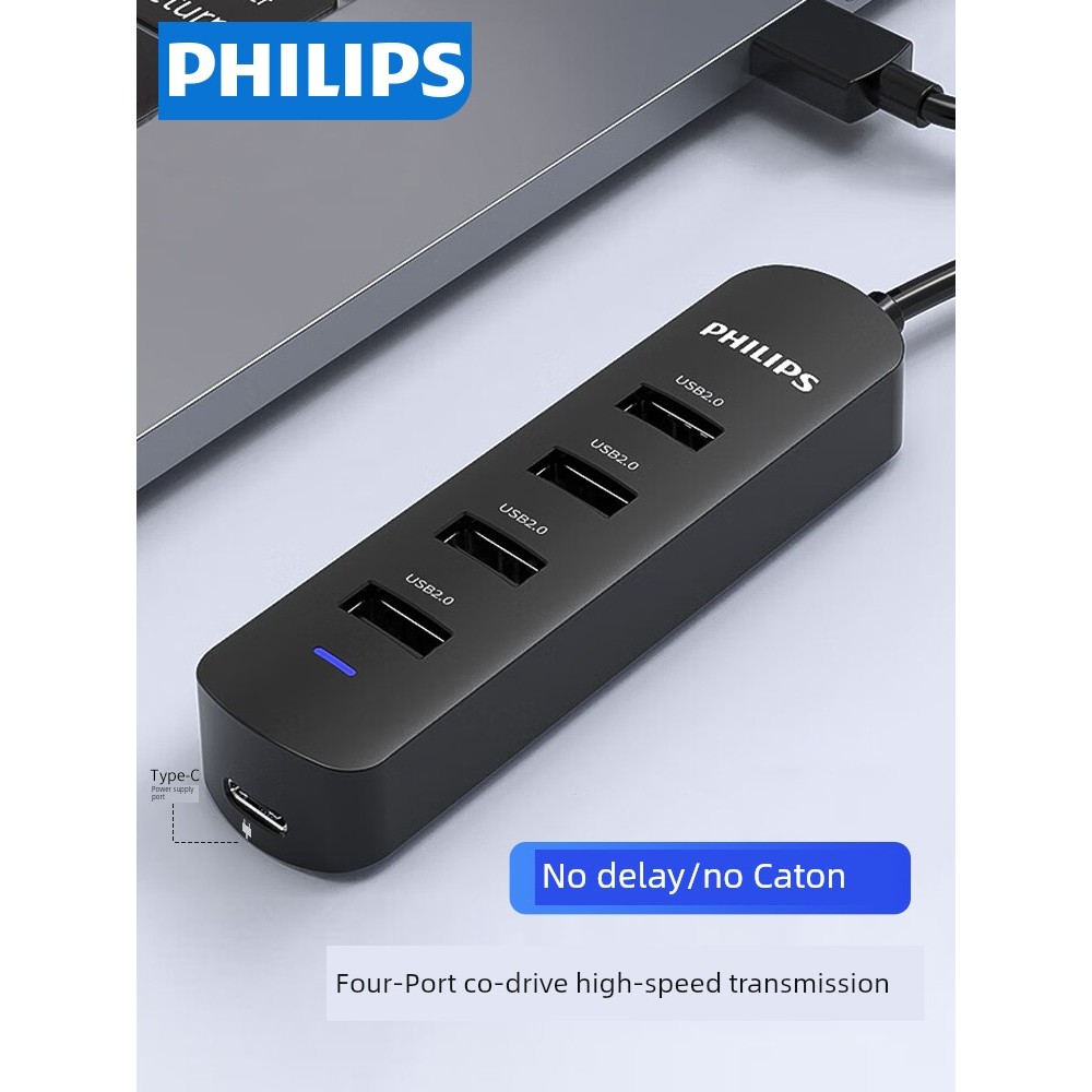 usb hub usb hub 3.0 Philips usd ตัวขยายการชาร์จแบบขยายภายนอก