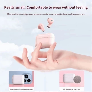 หูฟังบลูทูธอินเอียร์ไร้สายที่แท้จริง Pro5s สัมผัสลายนิ้วมืออัจฉริยะ เสียงเซอร์ราวด์แบบไม่สูญเสีย รองรับโทรศัพท์มือถือและแท็บเล็ต